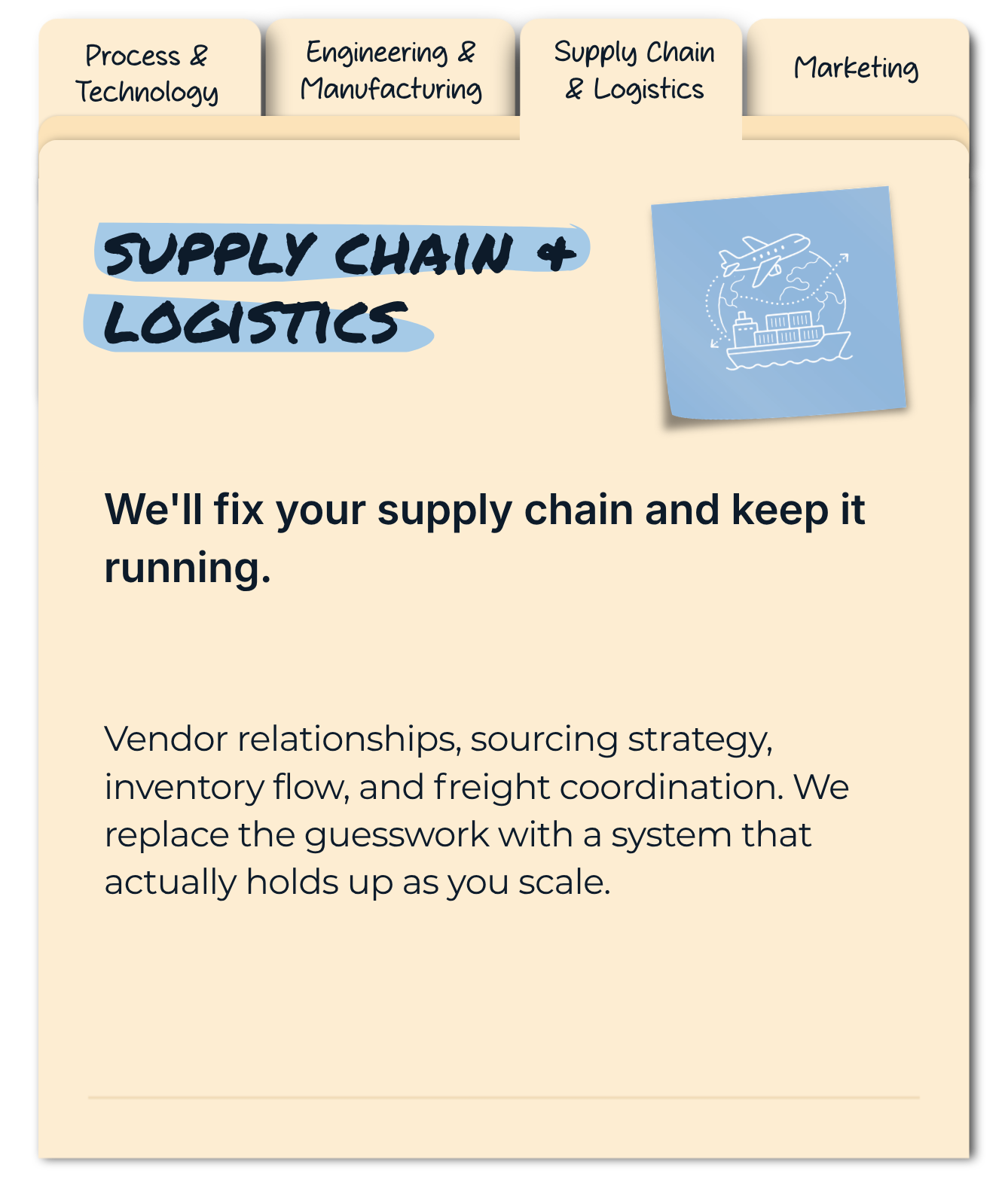 Supply Chain & Logistics